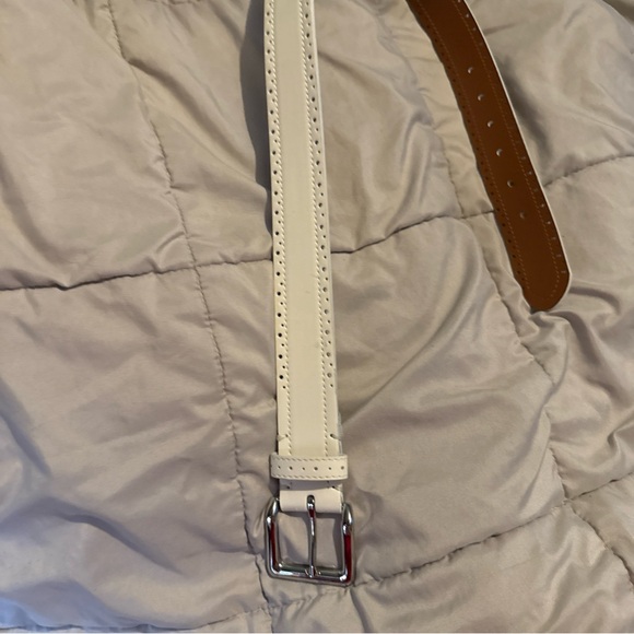 Chaps white Leather Belt - Picture 1 of 4